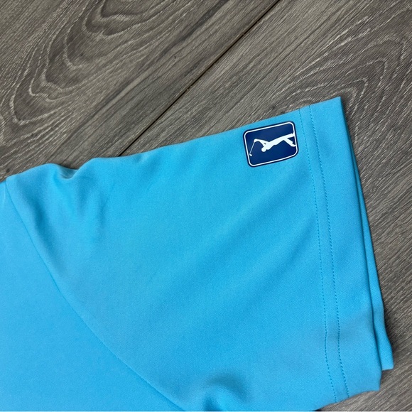 PGA Tour Men's Aqua Short Sleeve Tee - Picture 2 of 7